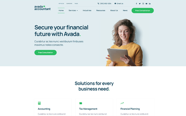 Accountant Website