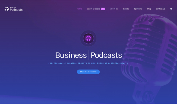 Podcasts Website