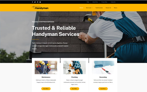 Handyman Website